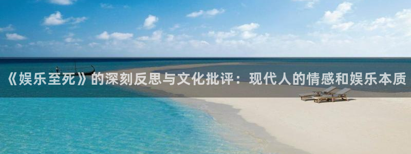 沐鸣科技：《娱乐至死》的深刻反思与文化批评：现代人的情感和娱乐本质