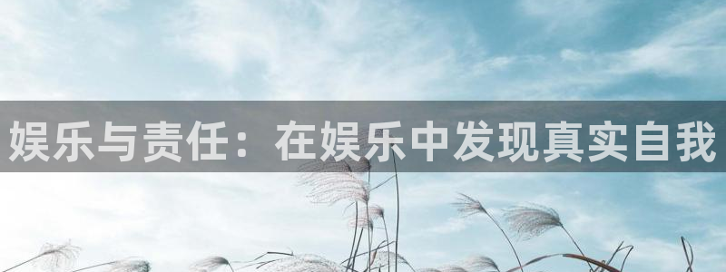 沐鸣2登陆：娱乐与责任：在娱乐中发现真实自我